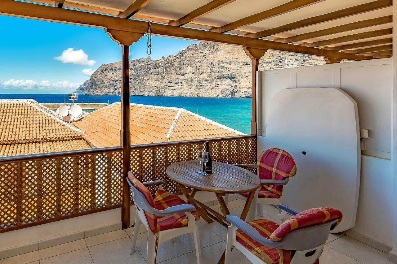 First Line Beach Front 2 Bedroom Apartment Los Gigantes Santiago del Teide Zewnętrze zdjęcie
